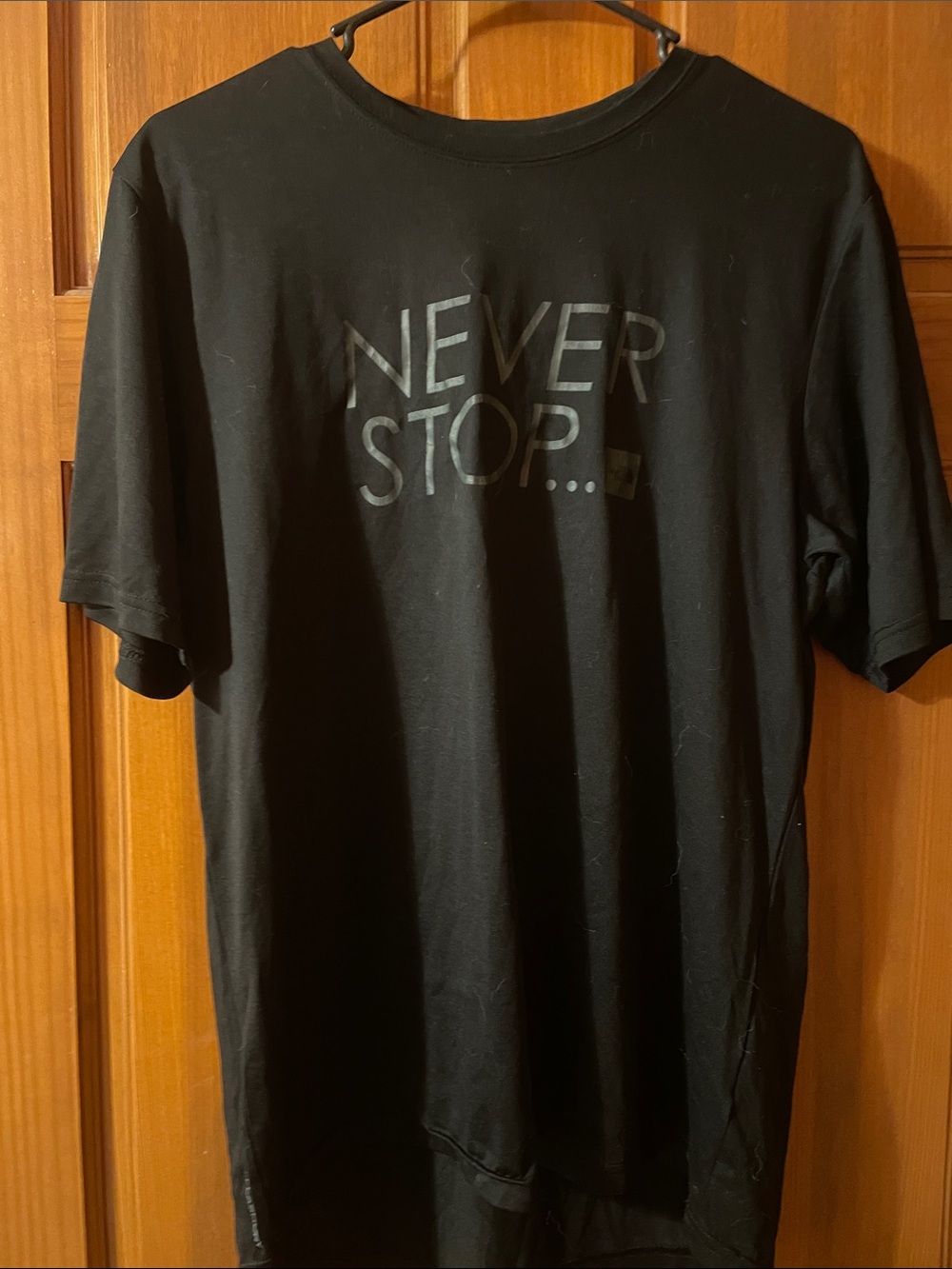 Never Stop North Face Black Men's Graphic Tee